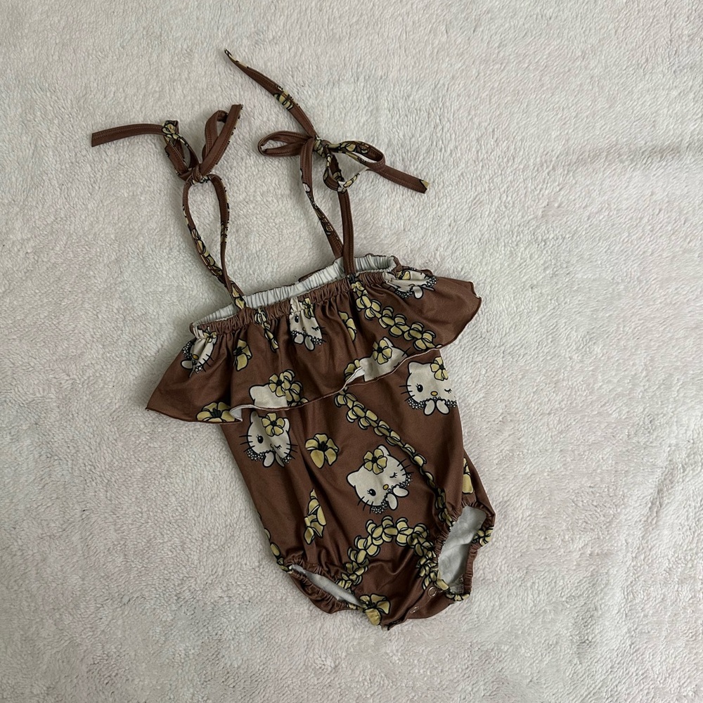 Hello Kitty floral onesie